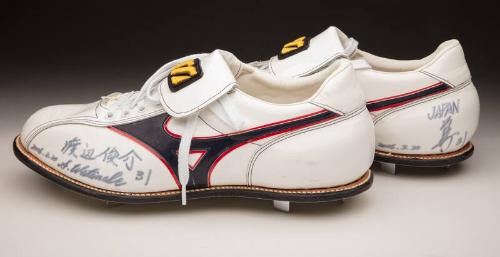 Shunsuke Watanabe World Baseball Classic Autographed shoes