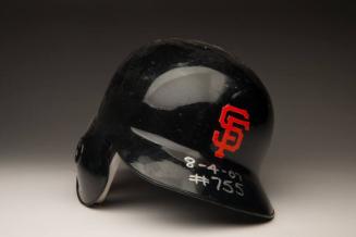 Barry Bonds 755th home run helmet