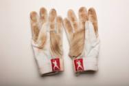 Albert Pujols 30th Season home run batting gloves