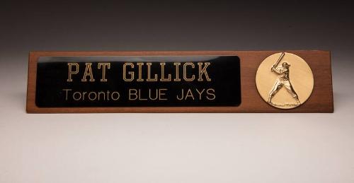 Pat Gillick nameplate