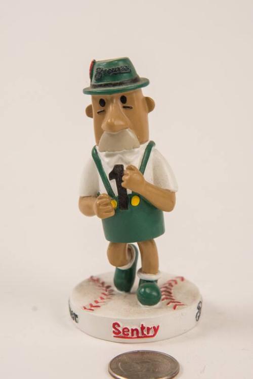 Milwaukee Brewers Bratwurst mini bobblehead