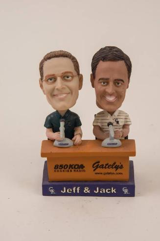 Jeff Huson and Jack Corrigan dual bobblehead